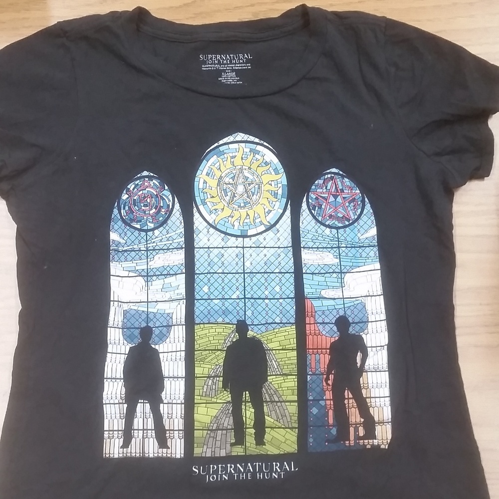 Supernatural Join The Hunt Black Tee